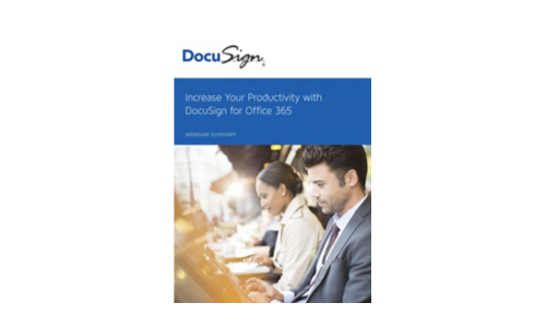 Aumenta la tua produttività con Docusign per Office 365